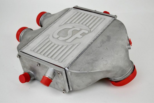 CSF RACE TOP MOUNT CHARGE-AIR-COOLER IN RAW FINISH