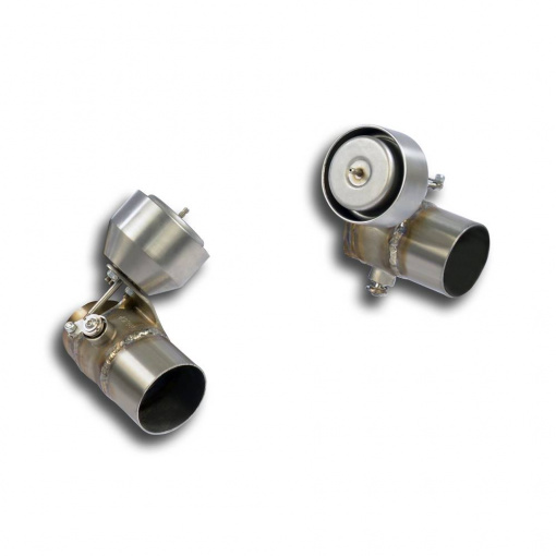 Supersprint Connecting pipe kit with valve Right - Left(Weld on connection)