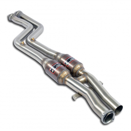 Supersprint Front exhaust "H-Pipe" with Metallic catalytic converter. Right + Left
