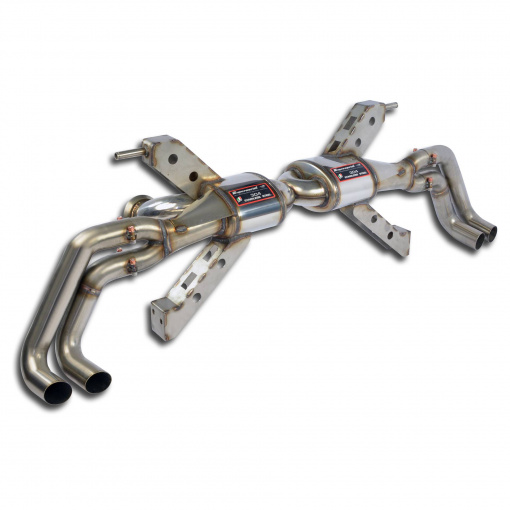 Supersprint Rear exhaust "Racing" Right - Left 4 exits(Deletes the stock, main catalytics - fits to the stock endpipes)-18,0 Kg