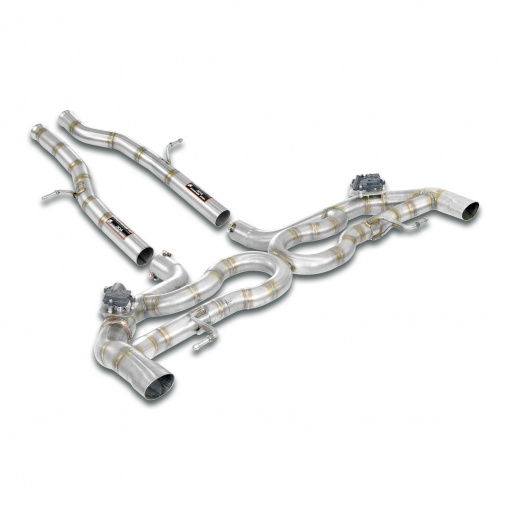 Supersprint "X-Pipe" Rear exhaust with valves