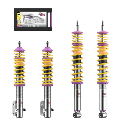KW Coilover suspension V3 inox VW Golf MK 3 2.0 GTI 16V (150 Hp)
