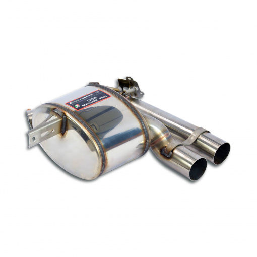 Supersprint Dual Sound rear muffler right, with flap