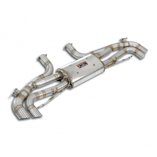 Supersprint Rear exhaust right - left with valve
