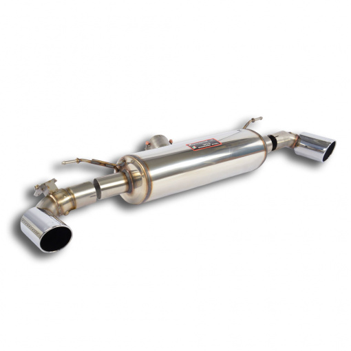 Supersprint Rear exhaust Right O100 - Left O100 with valve
