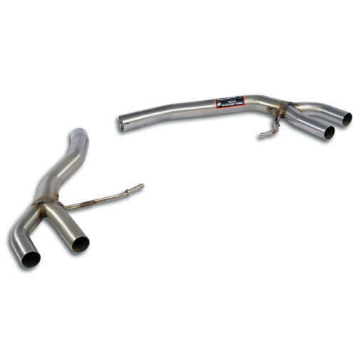 Supersprint Rear pipe kit Right - Left(Muffler delete)