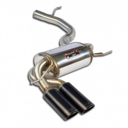 Supersprint Rear exhaust 90x70 "Gun Metal Grey"