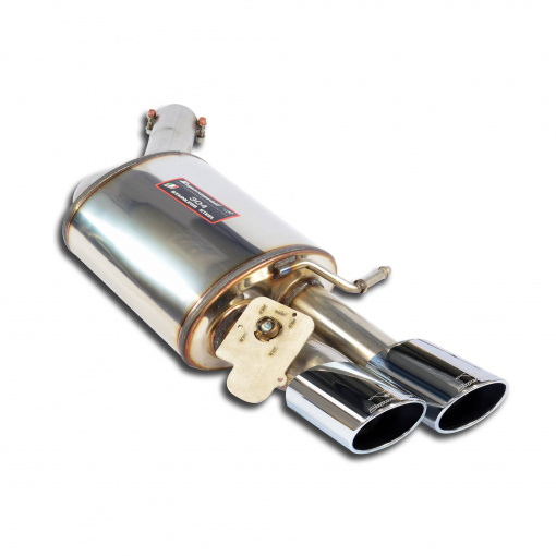 Supersprint Rear exhaust Left 100x75 with valve