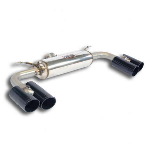 Supersprint Rear exhaust OO80 Right + OO80 Left "Gun Metal Grey"