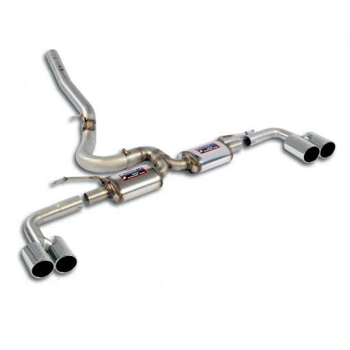 Supersprint Rear exhaust "Racing" Right OO90 - Left OO90