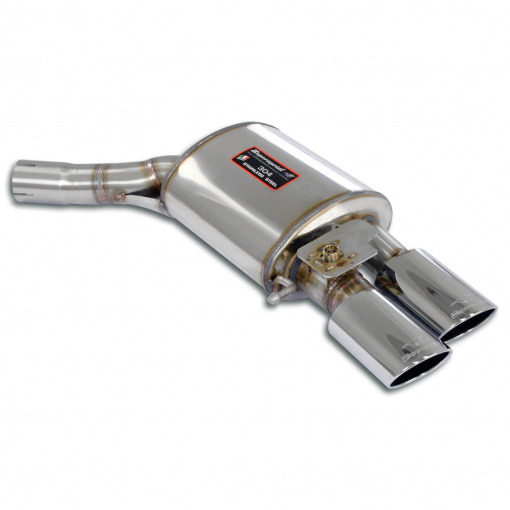 Supersprint Rear exhaust Right 100x75 with valve