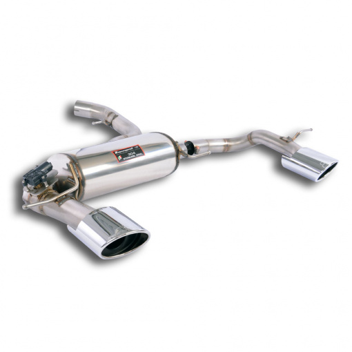 Supersprint Rear exhaust Right - Left 150x105 with valve