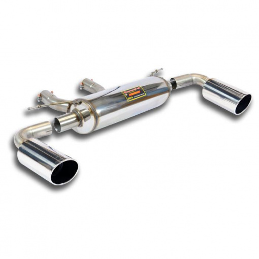 Supersprint Rear exhaust Right O100 - Left O100