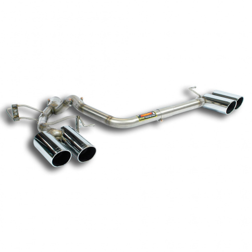 Supersprint Rear pipe kit Right OO100 - Left OO100(Muffler delete)
