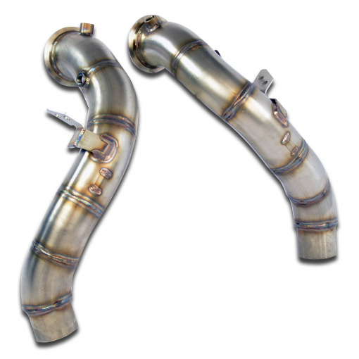Supersprint Turbo downpipe kit Right - Left (Replaces catalytic converter)