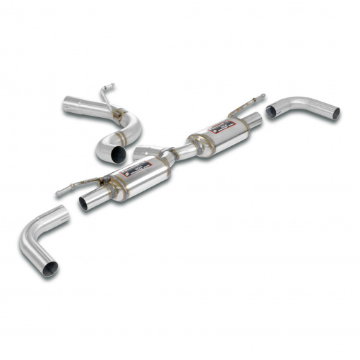 Supersprint Rear exhaust "Racing" right - left