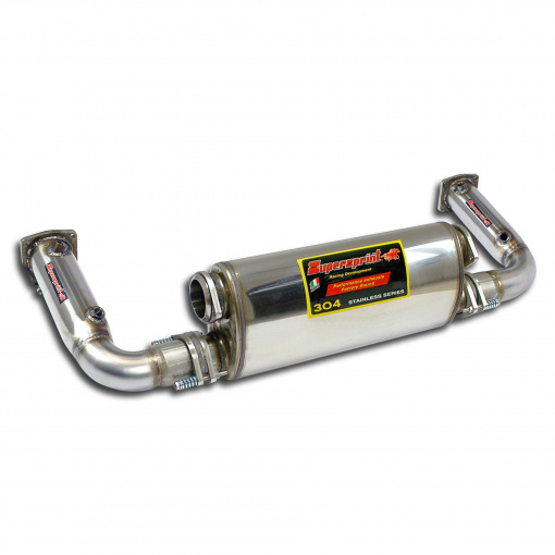 Supersprint Rear exhaust Right - Left "Sport"(Replaces catalytic converter)