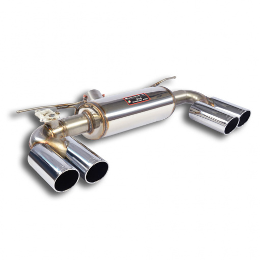 Supersprint Rear exhaust OO80 Right + OO80 Left with valve