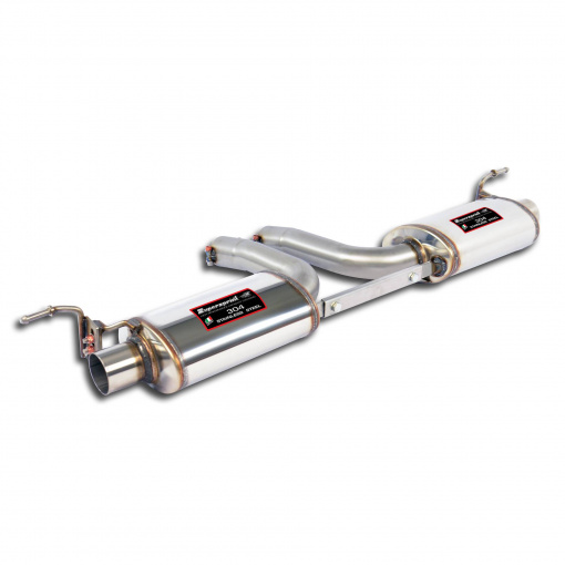 Supersprint Rear exhaust "Racing - Twin Canister" Right - Left