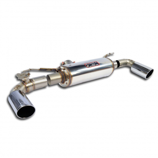 Supersprint Rear exhaust Right O100 - Left O100 with valve