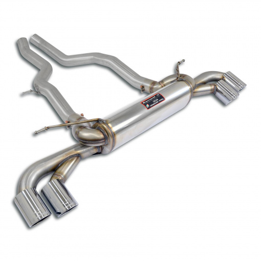 Supersprint Rear exhaust Right OO90 - Left OO90