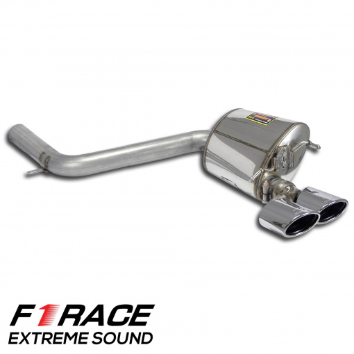 Supersprint Rear muffler Race F1 Right 120x80