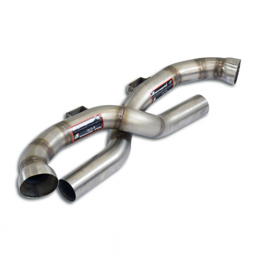 Supersprint Rear pipe kit Right - Left(Muffler delete)
