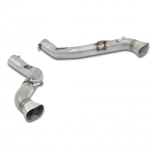 Supersprint Rear pipe Right - Left(Muffler delete)For OEM diffusor