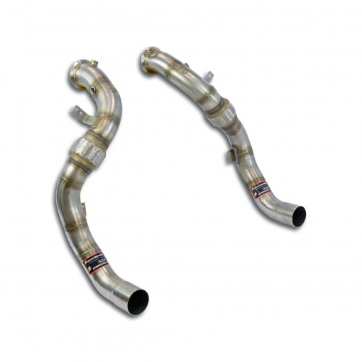 Supersprint Turbo downpipe kit Right - Left (Replaces catalytic converter)Accepts the stock "Cat.-Back" system