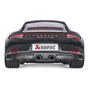 AKRAPOVIC DI-PO/CA/3 Rear Diffuser (Carbon / Matte) for PORSCHE 911 Carrera / S / 4 / 4S (991.2) ABE Type Approval - Img 2