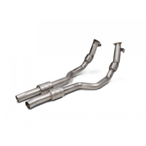 AKRAPOVIC L-AU/SS/8/1 Link Pipe Set (SS) for AUDI RS6 Avant / RS7 Sportback Performance (C8) - OPF/GPF 2023+
