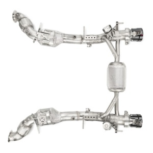 AKRAPOVIC L-FE/SS/2 Link Pipe Set w/o Cat (Stainless Steel) for FERRARI 488 GTB / 488 Spider 2016-2019 - Img 3
