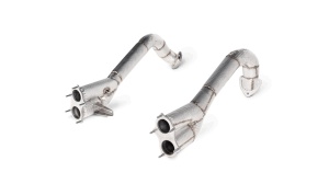AKRAPOVIC L-PO/T/13 Link pipe set (Titanium) PORSCHE Cayman GT4 (718)