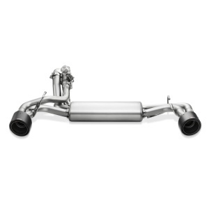 AKRAPOVIC M-FI/SS/1H Exhaust System Slip-On Line (Stainless Steel) for ABARTH 500/500C 2008-2017 EC Approval