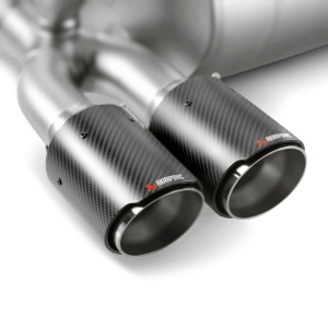 AKRAPOVIC TP-CT/26 Tail Pipe Set (Carbon) for BMW M3 (F80) / M4 (F82) ECE Type Approval - Img 3