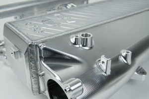 CSF RACE A90 Supra / BMW B58 Charge-Air Cooler Manifold - Raw Billet - Img 4