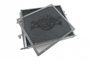 CSF RACE BMW F3X/F2X B58/B48 Triple-Pass Heat Exchanger w/ Rock Guard - Silver - Img 3