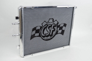 CSF RACE BMW F8X M3/M4 Front Mount Heat Exchanger w/ rock guard - Silver - Img 3
