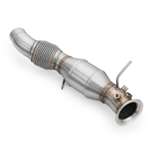 Downpipe BMW E90, E91, E92 335d M57N2 +SILENCER - Img 4