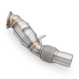 Downpipe BMW F30, F31, F34 GT LCI 330i, 330ix, 330e B48 + SILENCER - Img 1