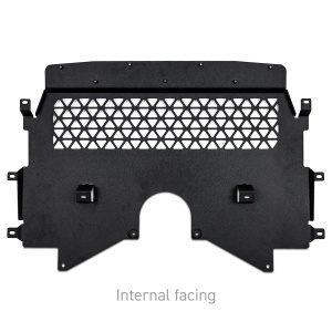 Mishimoto 2021+ BMW G80 M3 Skid Plate, Engine, Wrinkle Black - Img 2