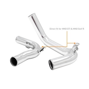 Mishimoto 22+ Volkswagen GTI MK8 (MQB) Intercooler Pipe Kit, Polished - Img 3