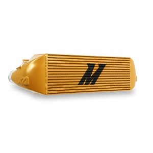 Mishimoto Ford Focus ST Intercooler Kit, 2013-2018, Gold w/ Wrinkle Black Pipes - Img 3
