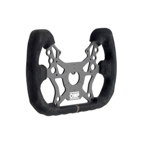 OMP OD0-2044-071 Steering Wheel Alu GT 315 x 226mm, Black Suede
