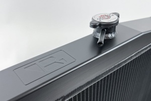 R33 Skyline GT-R/GTS & R34 GT-T Full Billet Aluminum Radiator - Black - Img 3