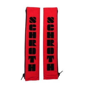 SCHROTH 02109 Shoulder Pads 50mm, Red/Black Logo