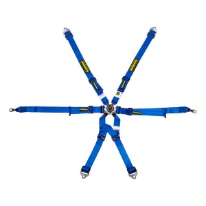 SCHROTH 94700-1 Racing Harness Profi 2x2 6-Point, Blue for PORSCHE 911 (996 / 997)