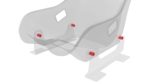 SPARCO 04503 Spacers kit of 4 20mm (specific for ultra seats)
