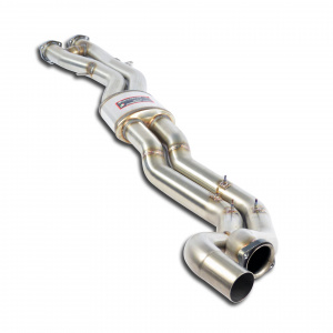 Supersprint Centre exhaust Twin Pipe - Resonated