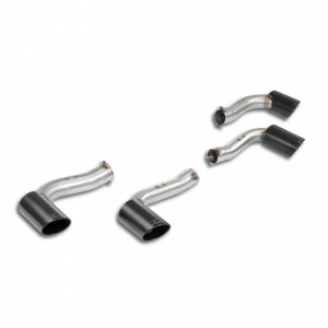 Supersprint Endpipe kit Right OO100 - Left OO100 "Gun Metal Grey" 350936